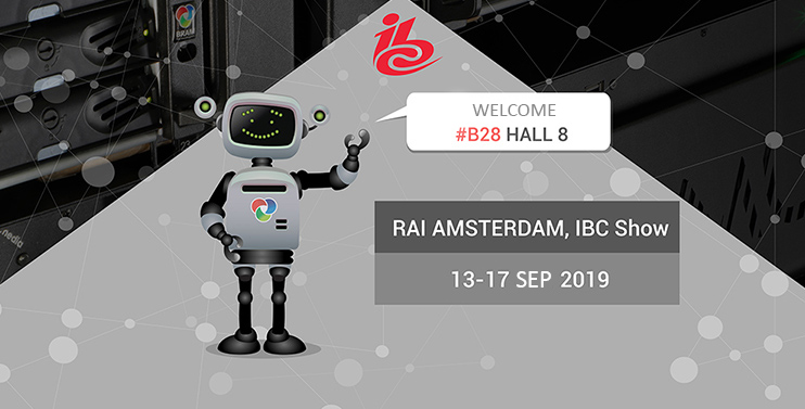 invitation to IBC 2019 from BRAM Technologies