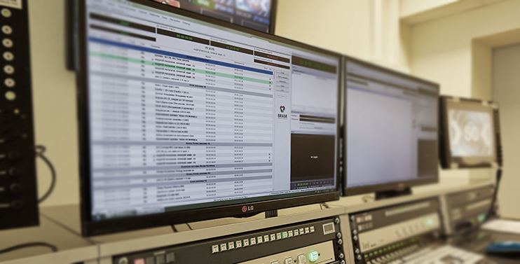 Рабочие места с системой AutoPlay 5 в ВГТРК и техническое оборудование для телевещания